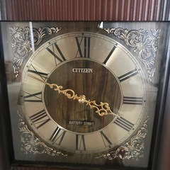 CITIZEN アンティーク　柱時計　ジャンク品の画像