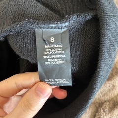 VETEMENTS ヴェトモン パーカー ブラック TFD Sの画像