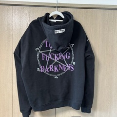 VETEMENTS ヴェトモン パーカー ブラック TFD Sの画像