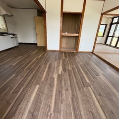 名護市大南一軒家　フロアタイル工事　リフォーム