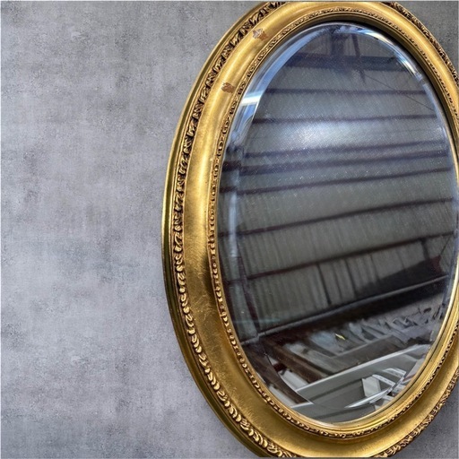 イタリア製　クラッシックデザイン　オーバル型　アンティーク鏡　楕円形 イタリア製 クラッシックデザイン オーバル型 アンティーク鏡 楕円形