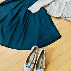 ワンピース　ジャケット　ヒール