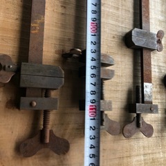 大工　diy 建具　長いハタガネ　1000mm 4本