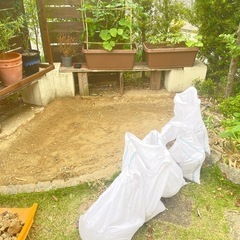 無料　残土　庭　園芸　土　土嚢袋入りの画像