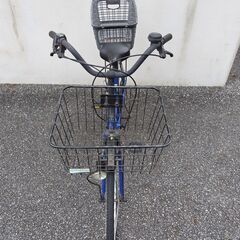 シティサイクル　26インチ　青
