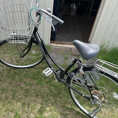 893】《関西 引き取り》一般車 ママチャリ SERENO 黄緑 自転車本体