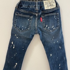 【6/10まで出品】DOUBLE.B デニムパンツ 90サイズの画像