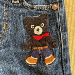 【6/10まで限定出品】DOUBLE.B デニムパンツ 90cmの画像