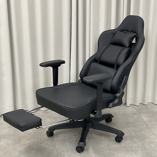 KE-38【新入荷　リサイクル品】３RGAMING アグリラックス　ゲーミングチェア　黒