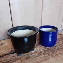 植木鉢　陶器　2個セット　使用品