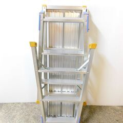 【JM571】ハセガワ 長谷川工業 足場台 洗車 折りたたみ足場台 アルミ 足場脚立 DRX-1075 Hasegawaの画像