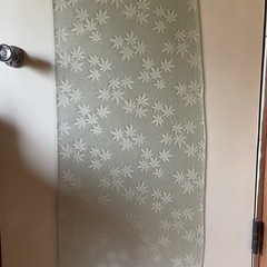 昭和　型板ガラス　もみじ柄