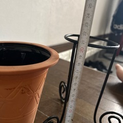 【決定】素敵なﾃﾗｺｯﾀ　ｷｭｰﾄな花台付での画像