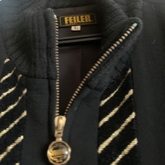 【即値下げ】FEILER 黒ウールジャケットの画像