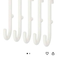 スコーディスIKEA フック10個分とスコーディス棚板（SKADIS シェルフ）2個の画像