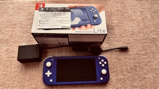 🎮【美品】Nintendo Switch Lite（ブルー）＋純正充電器＋専用