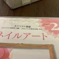 お値下げネイル通信講座冊子とDVDの画像