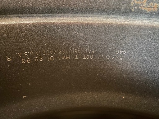 JEEP 15インチ 7J 4本セット純正スチールホイール