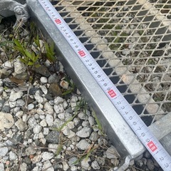 アンチ 400ｘ1800　網型アンチ 単管パイプ用 仮設足場資材 一枚2700円支柱もありの画像