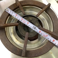【中古品】   マルゼン  2口  ガスコンロ    LPガス    着火確認◯   サビ有りの画像