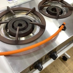 【中古品】   マルゼン  2口  ガスコンロ    LPガス ...