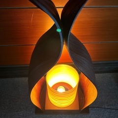 No.158☆値下☆木製スタンドライトの画像