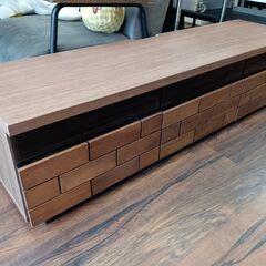 NITORI　ブロリック2　テレビボード　ローボード　ブラウン　...