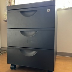 IKEA ERIKイケア デスクワゴン　ブラックの画像