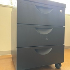 IKEA ERIKイケア デスクワゴン　ブラックの画像
