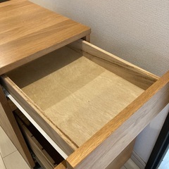 無印良品　デスク用キャビネットの画像