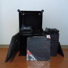 【まとめ売り】ダイソー 組み立てラック＆ワイヤー棚パーツ一式（自由に組み合わせ可・収納に便利！）の画像