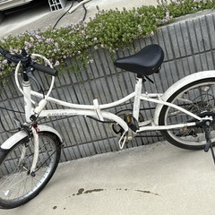ギア付き　折り畳み自転車