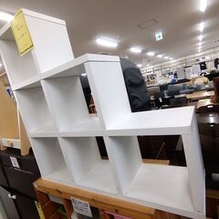 可愛いです‼️【D508】階段型ラック ホワイト 