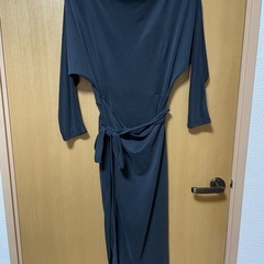 カットソーワンピースドレス　黒