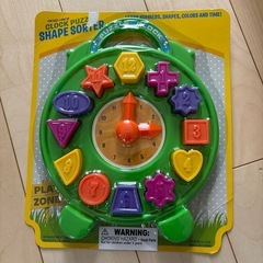 幼児　おもちゃ　時計　ブロック