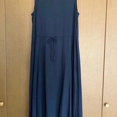 【タグ付未使用】［UNIQLO］ロングワンピースＬ