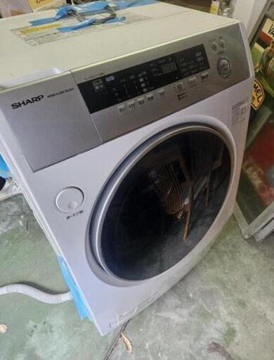 SHARP ES-SW10J-S 縦型洗濯機 10kg/シルバー系☆大型配送対象
