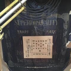 ○TRADE MARK 地球馬 八角柱時計 掛け時計 尾張時計？ 昭和24年