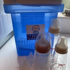 【美品】哺乳瓶セット(ミルトンケース付)