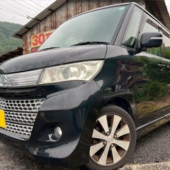 快適な上級ターボモデル♪低走行8万キロ台！月々9千円〜分割払い可❗️ 車検2年付き！【名義変更代込み】大人気☆スズキ パレットSW☆HDDナビ付き☆走行中DVD見れます☆ETC付き☆電動スライドドア♪しかも両側☆ドラレコ☆スマートキー☆フルオートエアコン☆純正アルミ☆事故修復歴無し☆そのまま乗って帰れます‼️の画像
