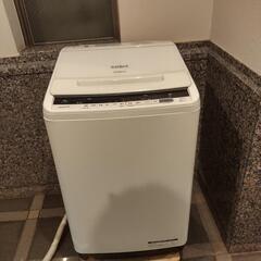 HITACHI 配送可能　日立 9.0kg 全自動洗濯機 BW-V90CE6 動作確認済み 2018年製 ビートウォッシュ
の画像