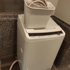 HITACHI 配送可能　日立 9.0kg 全自動洗濯機 BW-V90CE6 動作確認済み 2018年製 ビートウォッシュ
の画像