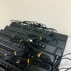 有線キーボード10台セットDELL 動作未確認の画像