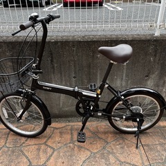あさひ カジュリーフォールディング 20インチ 外装6段変速 折りたたみ自転車の画像