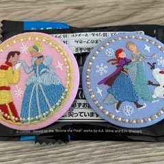 Disney刺繍缶バッジ