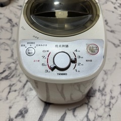 【TWINBIRD】家庭用精米機 最大4合　難あり