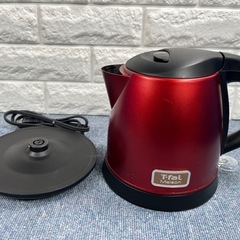 ★T-FaL★電気ケトル K1271FJP 1.0L ワインレッドの画像