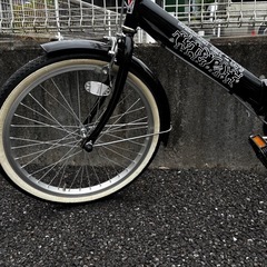 Keith Haring 折りたたみ自転車の画像