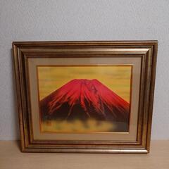 赤富士 富士山 風景画 絵画 インテリア 縁起物 自然 風景 山...