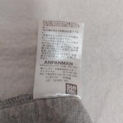 アンパンマン　ばいきんまん　めいけんチーズ　Tシャツ　グレー色　100cmの画像